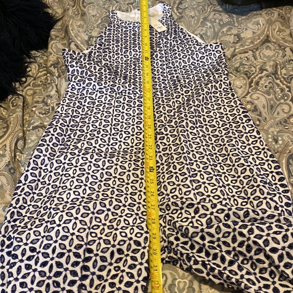 NWT Skirted eyelet w/blue embroidery jumpsuit - Picture 8 of 13